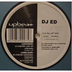DJ Ed Poetry USED VINYL 12INCH STEREO