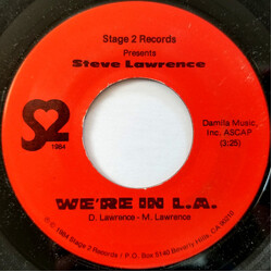 Steve Lawrence (2) We're In L.A. USED VINYL 7INCH 45 RPM SINGLE