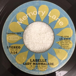 LaBelle Lady Marmalade / What Can I Do For You? USED VINYL 7INCH 45 RPM SINGLE REISSUE STYRENE