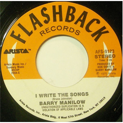 Barry Manilow I Write The Songs / Could It Be Magic Vinyl 7" USED