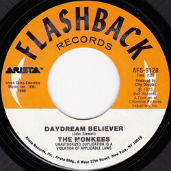 The Monkees Daydream Believer / (I'm Not Your) Steppin Stone USED VINYL 7INCH 45 RPM REISSUE
