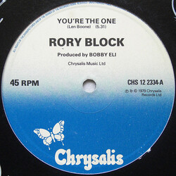 Rory Block You're The One USED VINYL 12INCH 45 RPM