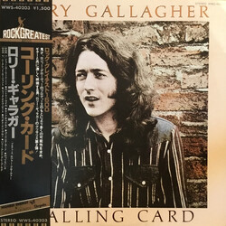 Rory Gallagher Calling Card Vinyl LP USED