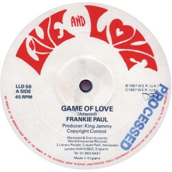 Frankie Paul Game Of Love / Possy Run Come USED VINYL 12INCH