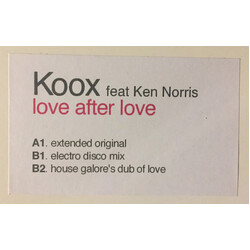 Koox / Ken Norris Love After Love USED VINYL 12INCH WHITE LABEL
