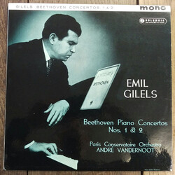 Ludwig Van Beethoven / André Vandernoot / Orchestre De La Société Des Concerts Du Conservatoire / Emil Gilels Piano Concertos No's 1 And 2 Vinyl LP US