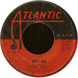 Wilson Pickett Hey Joe / Night Owl Vinyl 7" USED