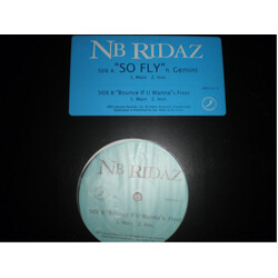 NB Ridaz So Fly / Bounce If U Wanna USED VINYL 12INCH SINGLE