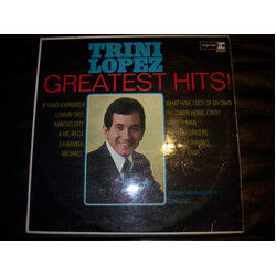 Trini Lopez Trini Lopez - Greatest Hits ! Vinyl LP USED