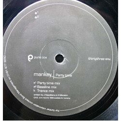 Mankey Party Time USED VINYL 12INCH