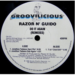 Razor N' Guido Do It Again (Remixes) USED VINYL 12INCH 45 RPM