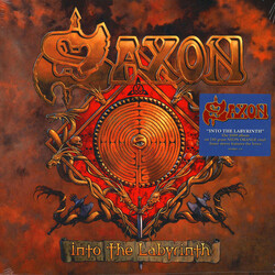 Saxon Into The Labyrinth Vinyl LP USED