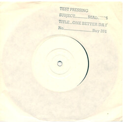 Madness One Better Day USED VINYL 7INCH SINGLE PROMO TEST PRESSING WHITE LABEL