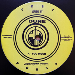 Dune (6) Too Much USED VINYL 12INCH 45 RPM LIMITED EDITION REISSUE REMASTERED