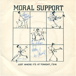 Moral Support (2) Just Where It's At Tonight USED VINYL 7INCH