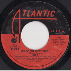 Chic Everybody Dance / Est-Ce Que C'est Chic USED VINYL 7INCH 45 RPM SINGLE STEREO
