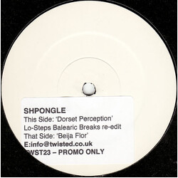 Shpongle Dorset Perception USED VINYL 12INCH PROMO WHITE LABEL