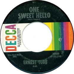 Ernest Tubb One Sweet Hello USED VINYL 7INCH 45 RPM SINGLE
