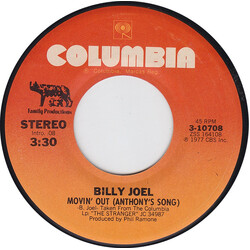 Billy Joel Movin' Out (Anthony's Song) USED VINYL 7INCH 45 RPM SINGLE