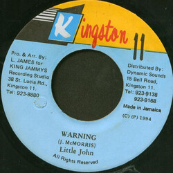 Little John Warning USED VINYL 7INCH 45 RPM