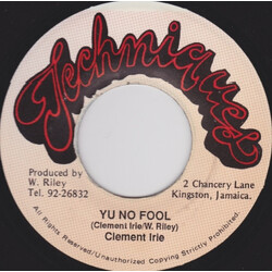 Clement Irie Yu No Fool USED VINYL 7INCH 45 RPM