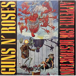 Guns N' Roses Appetite For Destruction Vinyl LP USED