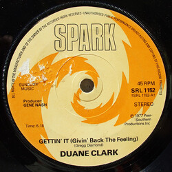 Duane Clark Gettin' It (Givin' Back The Feeling) USED VINYL 7INCH 45 RPM