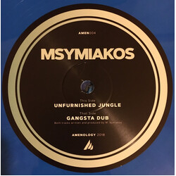 Msymiakos Gangsta Dub / Unfurnished Jungle USED VINYL 12INCH 45 RPM LIMITED EDITION