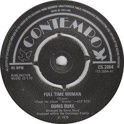 Doris Duke Full Time Woman / Your Best Friend USED VINYL 7INCH 45 RPM SINGLE