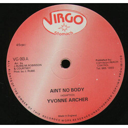 Yvonne Archer Ain't Nobody / Checking Out The Way I Feel USED VINYL 12INCH 45 RPM