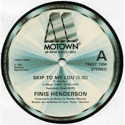 Finis Henderson Skip To My Lou USED VINYL 12INCH 45 RPM