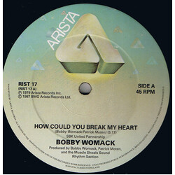 Bobby Womack How Could You Break My Heart USED VINYL 12INCH 45 RPM