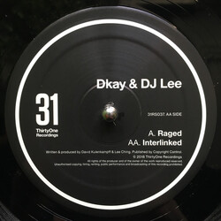 DJ Lee & D. Kay Raged / Interlinked USED VINYL 12INCH 45 RPM