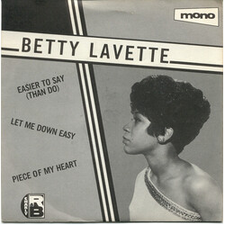 Bettye Lavette Easier To Say (Than Do) / Let Me Down Easy / Piece Of My Heart USED VINYL 7INCH 45 RPM MAXI-SINGLE