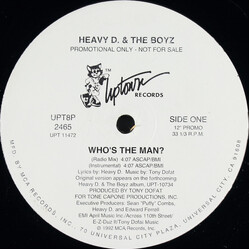 Heavy D. & The Boyz Who's The Man? USED VINYL 12INCH 33 S RPM SINGLE PROMO