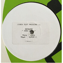 Voyager 2001 EP USED VINYL 12INCH EP PROMO TEST PRESSING WHITE LABEL