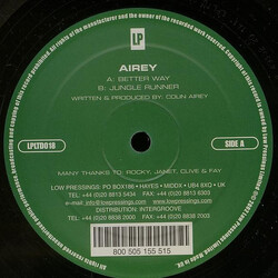 Airey Better Way USED VINYL 12INCH 33 S RPM