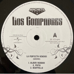 Jose "Gocho" Torres / Mario VI / Valentino (50) Los Compadres USED VINYL 12INCH 33 S RPM SINGLE PROMO