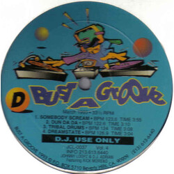 Johnny Loopz & DJ Adrian Bust A Groove Vol. 4 USED VINYL 12INCH 33 S RPM