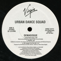 Urban Dance Squad Demagogue USED VINYL 12INCH 33 S RPM PROMO