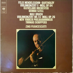 The Cleveland Orchestra / Zino Francescatti Felix Mendelssohn-Bartholdy Violinkonzert E-Moll Op. 64 Max Bruch Violinkonzert Nr. 1 G-Moll Op. 26 Vinyl 