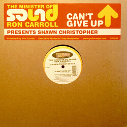 Ron Carroll / Shawn Christopher Can't Give Up USED VINYL 12INCH 33 S RPM
