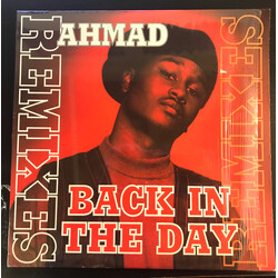 Ahmad (2) Back In The Day USED VINYL 12INCH PROMO 33 S RPM