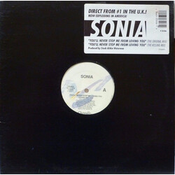 Sonia You'll Never Stop Me Loving You USED VINYL 12INCH 33 S RPM