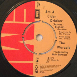 The Wurzels I Am A Cider Drinker (Paloma Blanca) USED VINYL 7INCH 45 RPM SINGLE