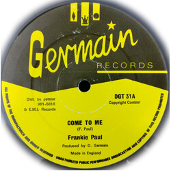 Frankie Paul Come To Me Vinyl 12" USED