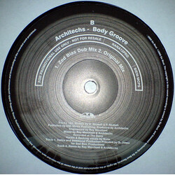 Architechs Body Groove USED VINYL 12INCH 33 S RPM PROMO