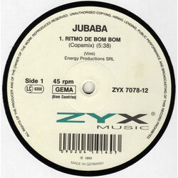Jubaba Ritmo De Bom Bom Vinyl 12" USED