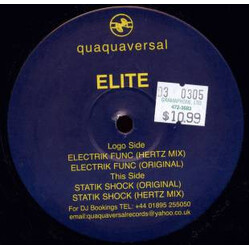 Elite (5) Electrik Func / Statik Shock Vinyl 12" USED