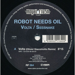 Robot Needs Oil Volta / Ssssnake Vinyl 12" USED